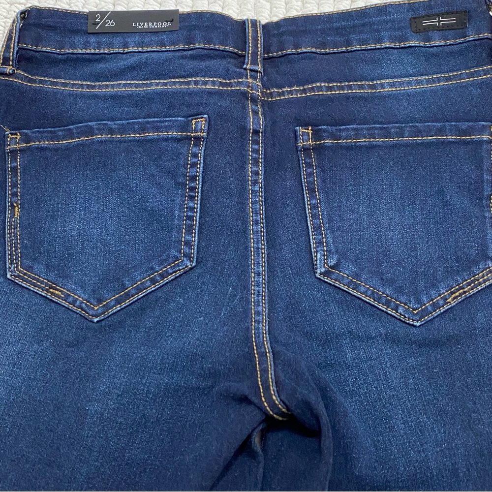 LIVERPOOL Sadie Straight Leg Blue Jeans Size 26 - Picture 5 of 10